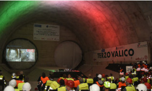 Breakthroughs link first Genoa-Milan rail tube