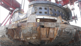 TBM in repair: ground, design or operating trouble?