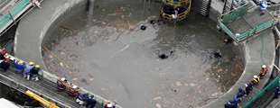 Five feared drowned in Japan collapse