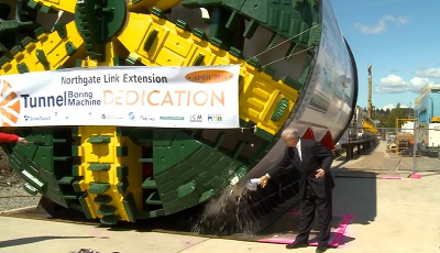 Seattle Northgate LRT TBM dedication