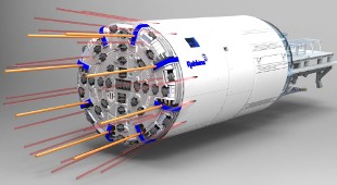 TBM designed for pre-excavation grouting 