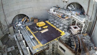 Interchange station shaft in Paris