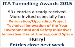 ITA Tunneling Awards 2015