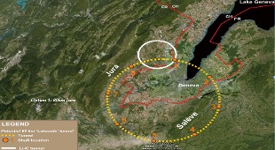 World record 100km collider tunnel plans