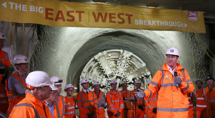 UK Prime Minister hails Crossrail landmark