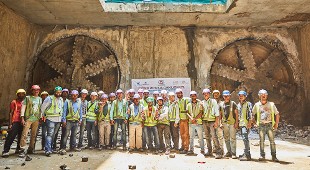 Double TBM breakthrough in Lucknow