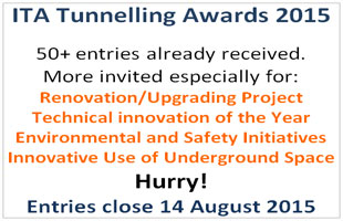 ITA Tunneling Awards 2015