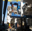 Onsite assembly of Robbins TBM