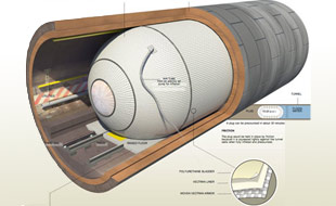 Tunnel Plug inflatable flood protection